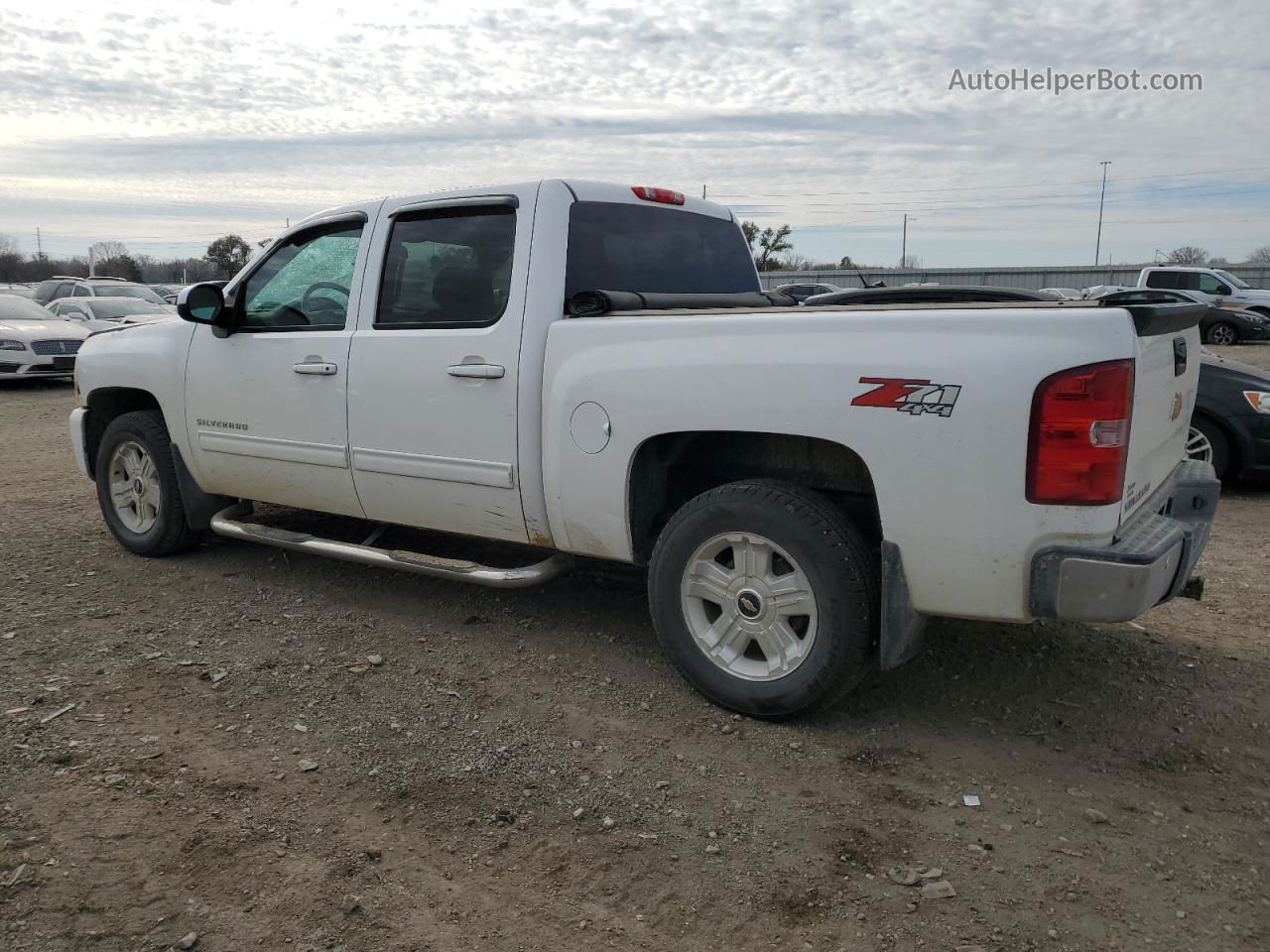 2013 Chevrolet Silverado K1500 Ltz White vin: 3GCPKTE78DG180670