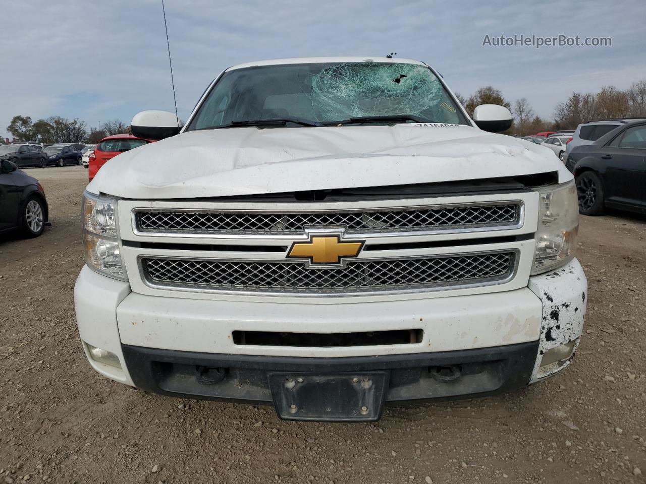 2013 Chevrolet Silverado K1500 Ltz White vin: 3GCPKTE78DG180670