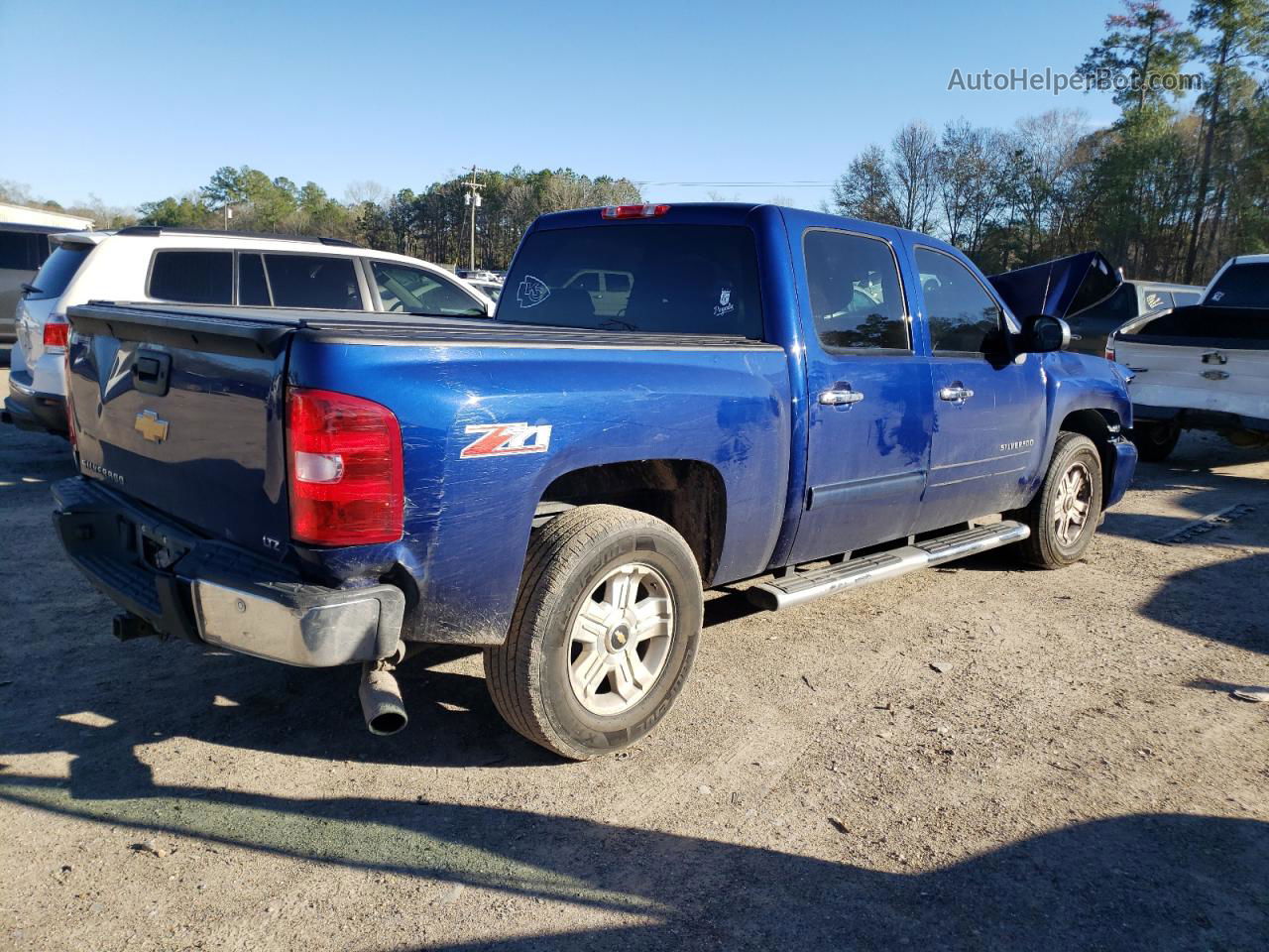 2013 Chevrolet Silverado K1500 Ltz Синий vin: 3GCPKTE79DG316076