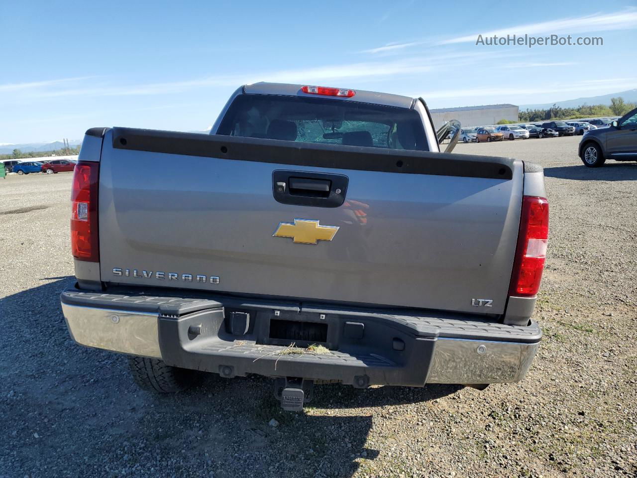 2013 Chevrolet Silverado K1500 Ltz Silver vin: 3GCPKTE79DG338966