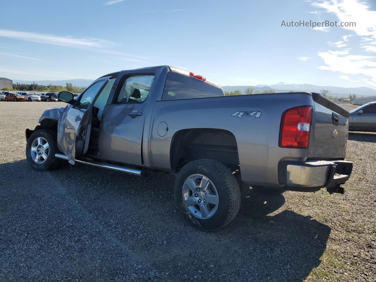 2013 Chevrolet Silverado K1500 Ltz Silver vin: 3GCPKTE79DG338966