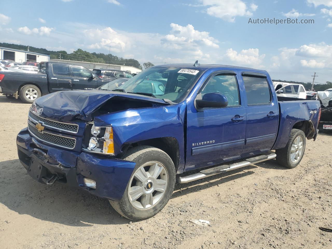 2013 Chevrolet Silverado K1500 Ltz Синий vin: 3GCPKTE7XDG147749