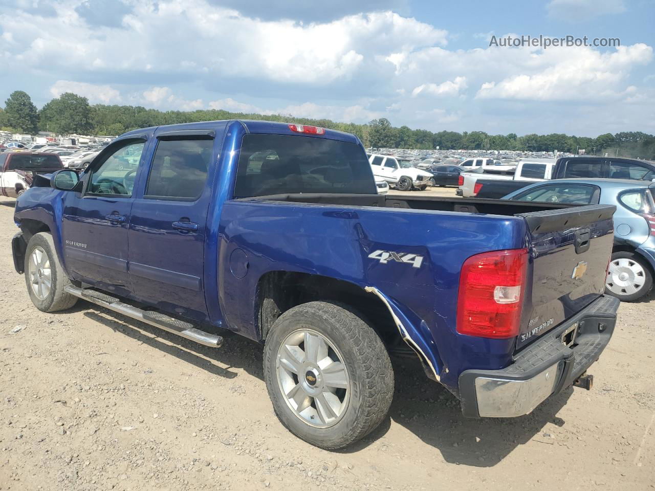 2013 Chevrolet Silverado K1500 Ltz Blue vin: 3GCPKTE7XDG147749