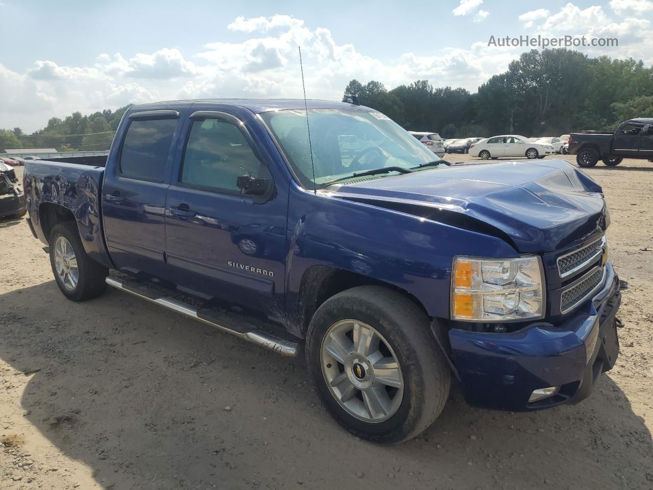 2013 Chevrolet Silverado K1500 Ltz Синий vin: 3GCPKTE7XDG147749