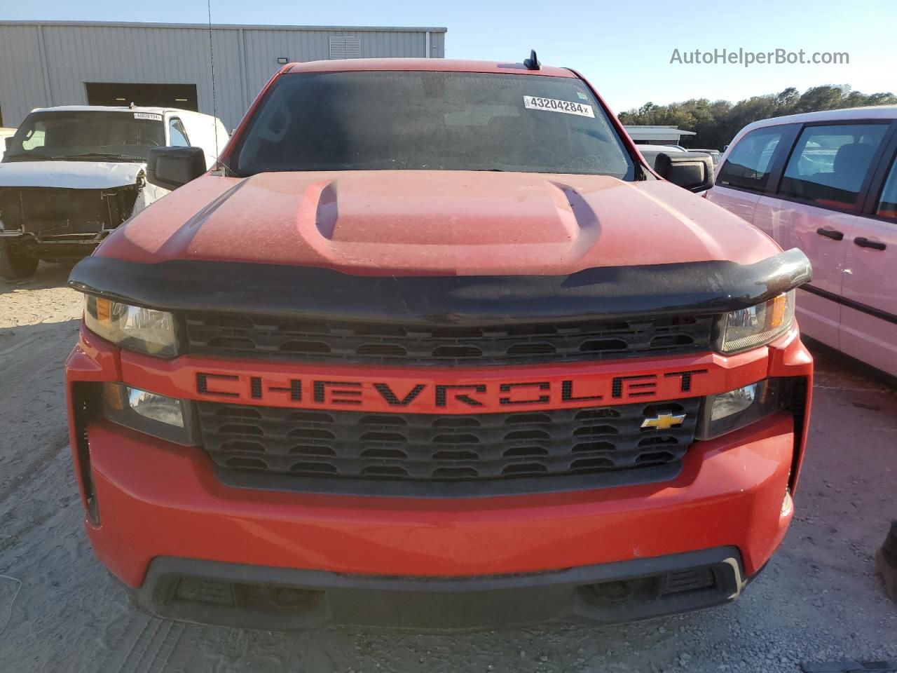 2019 Chevrolet Silverado C1500 Custom Красный vin: 3GCPWBEH3KG113723