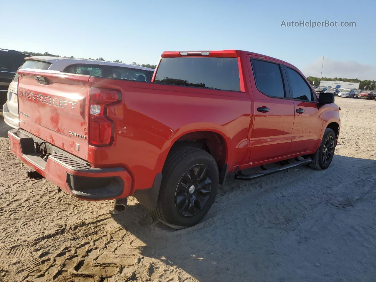 2019 Chevrolet Silverado C1500 Custom Красный vin: 3GCPWBEH3KG113723