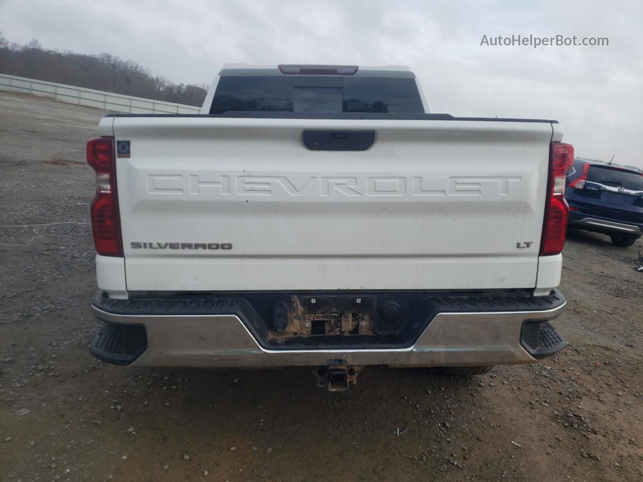 2019 Chevrolet Silverado C1500 Lt White vin: 3GCPWCED0KG313557