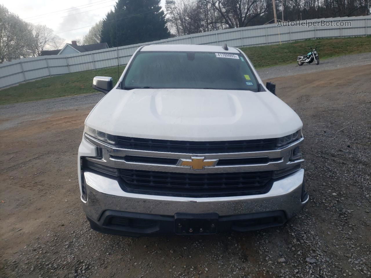 2019 Chevrolet Silverado C1500 Lt White vin: 3GCPWCED0KG313557