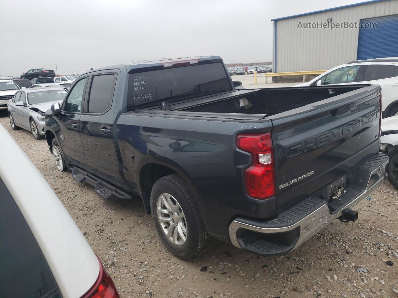 2019 Chevrolet Silverado C1500 Lt Blue vin: 3GCPWCED1KG237637