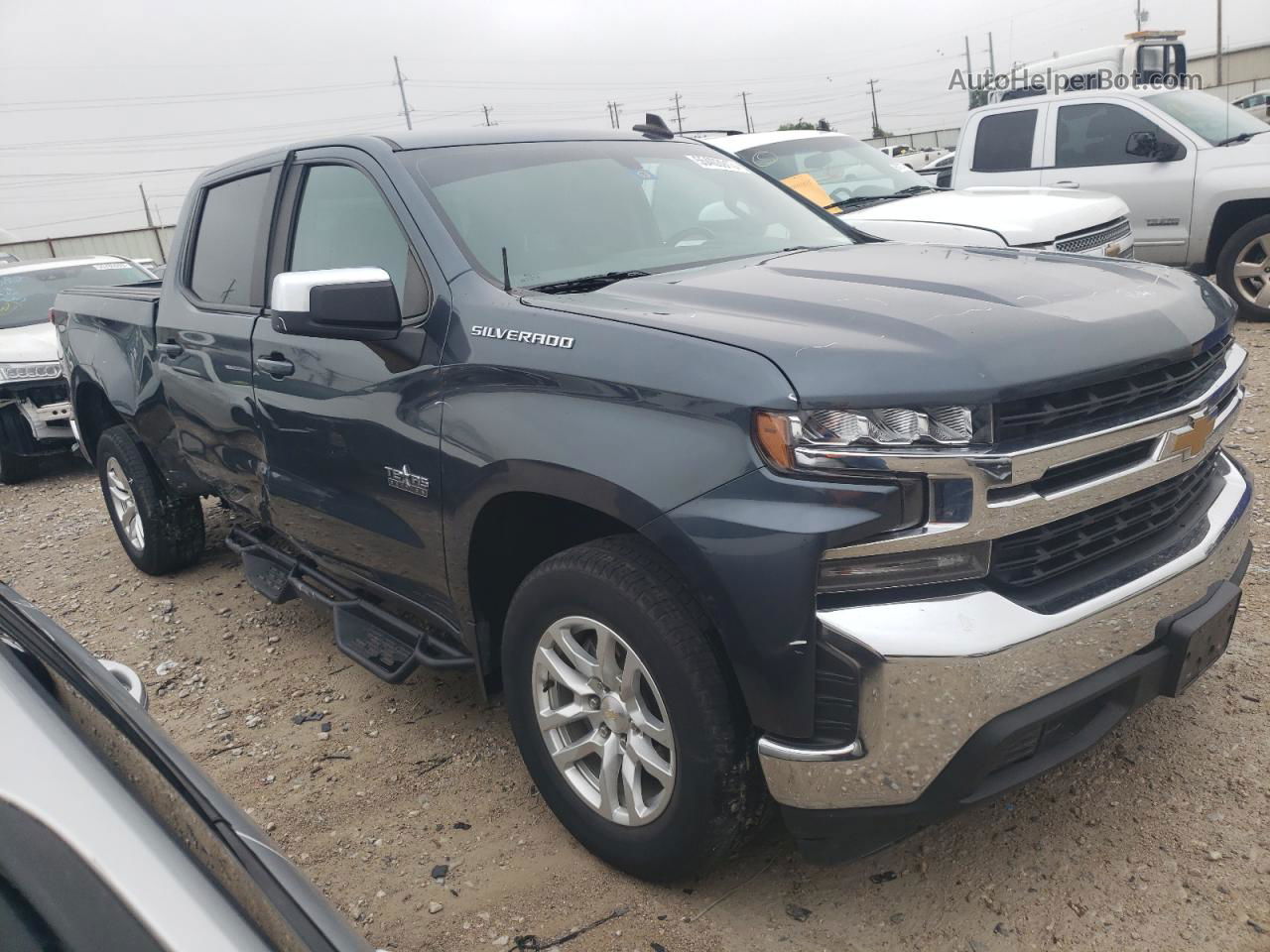 2019 Chevrolet Silverado C1500 Lt Blue vin: 3GCPWCED1KG237637