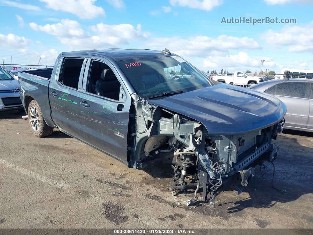 2019 Chevrolet Silverado 1500 Lt Blue vin: 3GCPWCED2KG190019