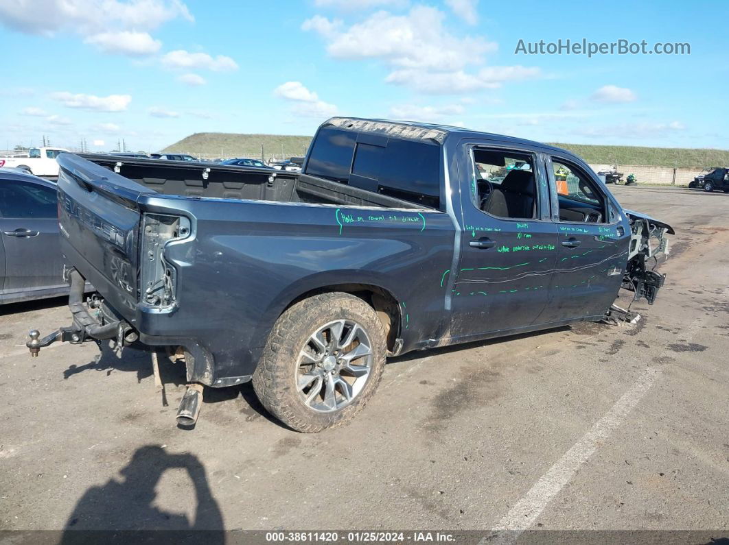 2019 Chevrolet Silverado 1500 Lt Blue vin: 3GCPWCED2KG190019