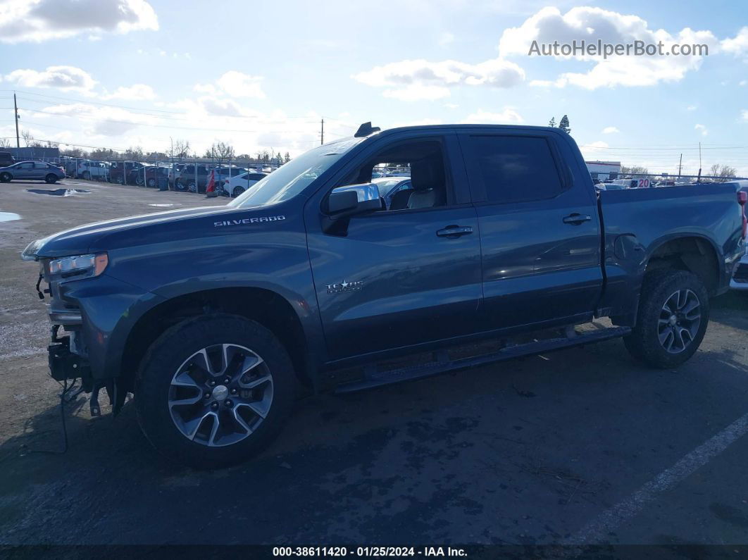 2019 Chevrolet Silverado 1500 Lt Blue vin: 3GCPWCED2KG190019