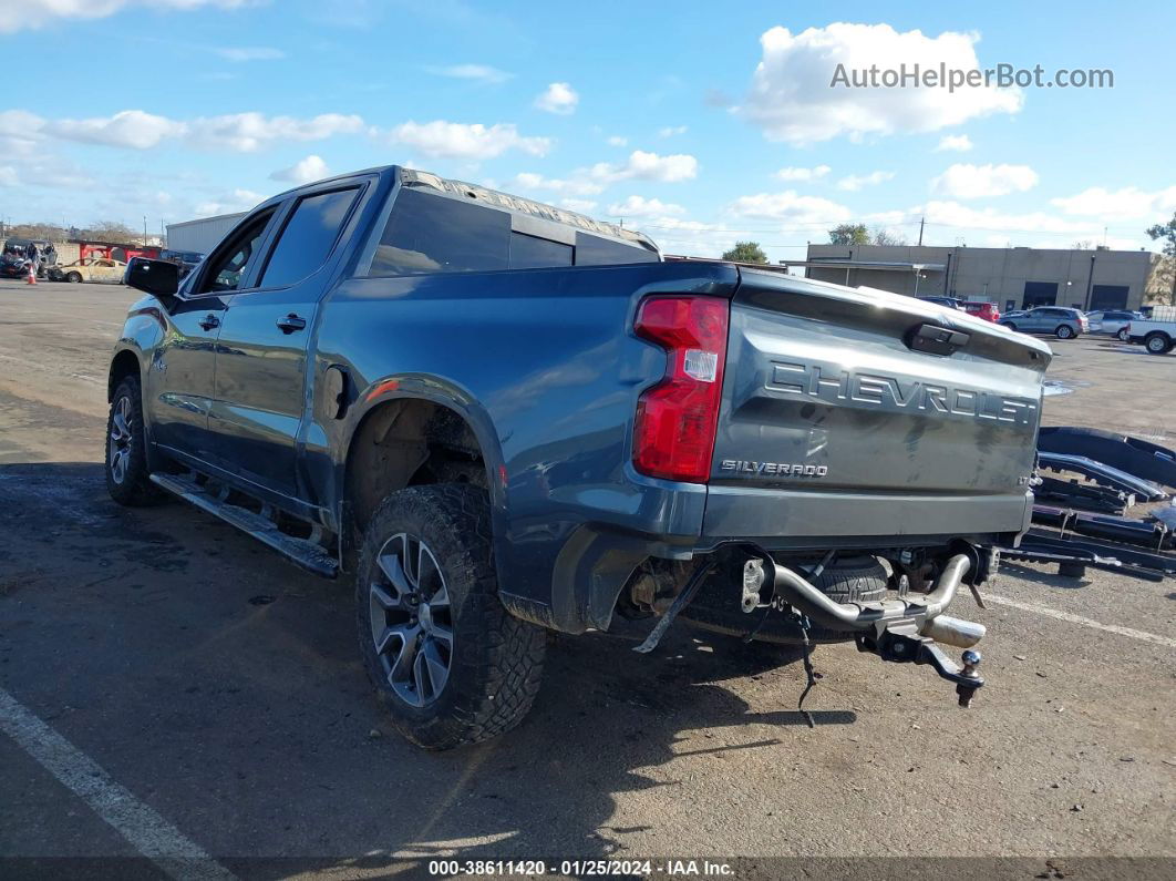 2019 Chevrolet Silverado 1500 Lt Blue vin: 3GCPWCED2KG190019