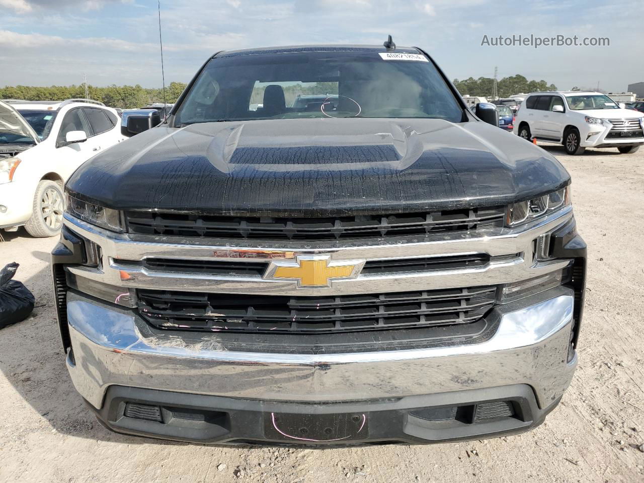 2019 Chevrolet Silverado C1500 Lt Black vin: 3GCPWCED3KG157059