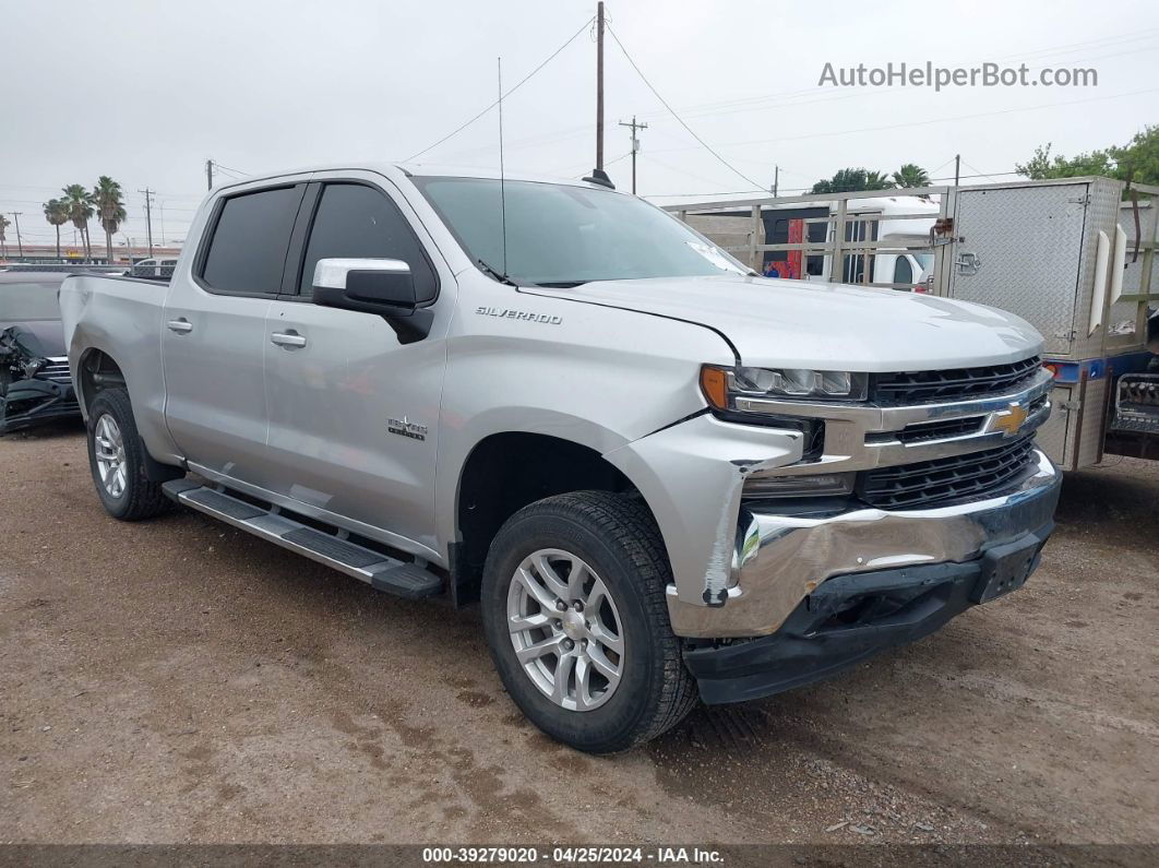 2019 Chevrolet Silverado 1500 Lt Silver vin: 3GCPWCED5KG141638