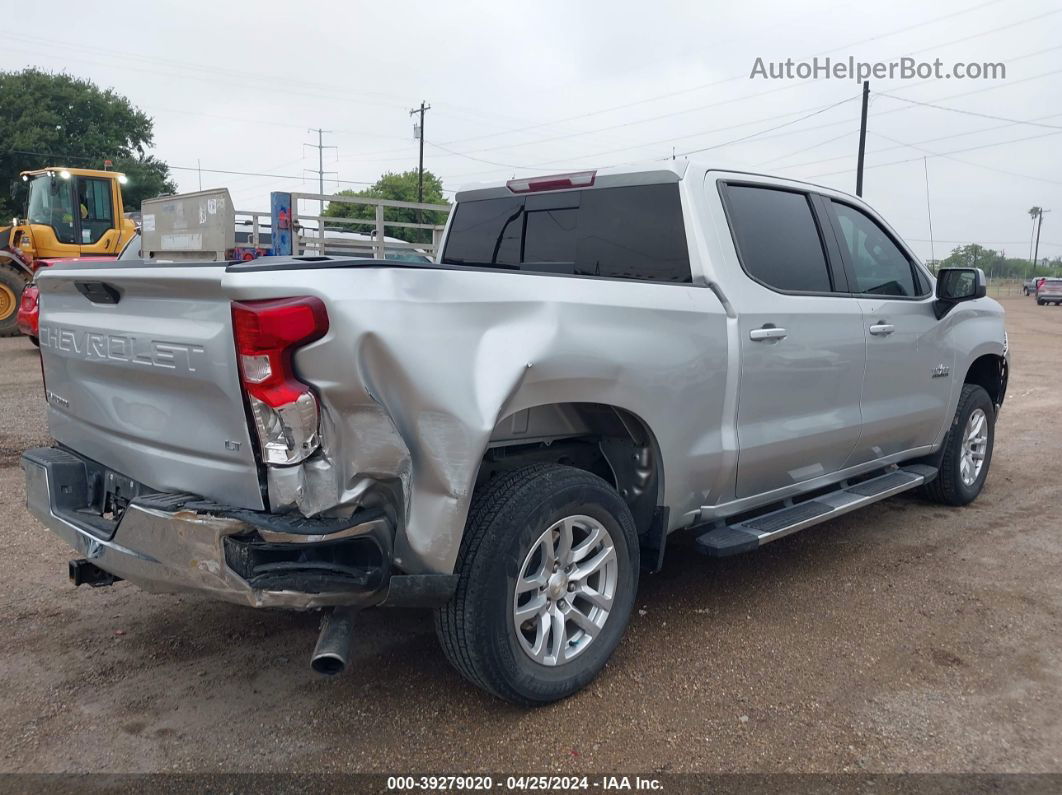 2019 Chevrolet Silverado 1500 Lt Silver vin: 3GCPWCED5KG141638