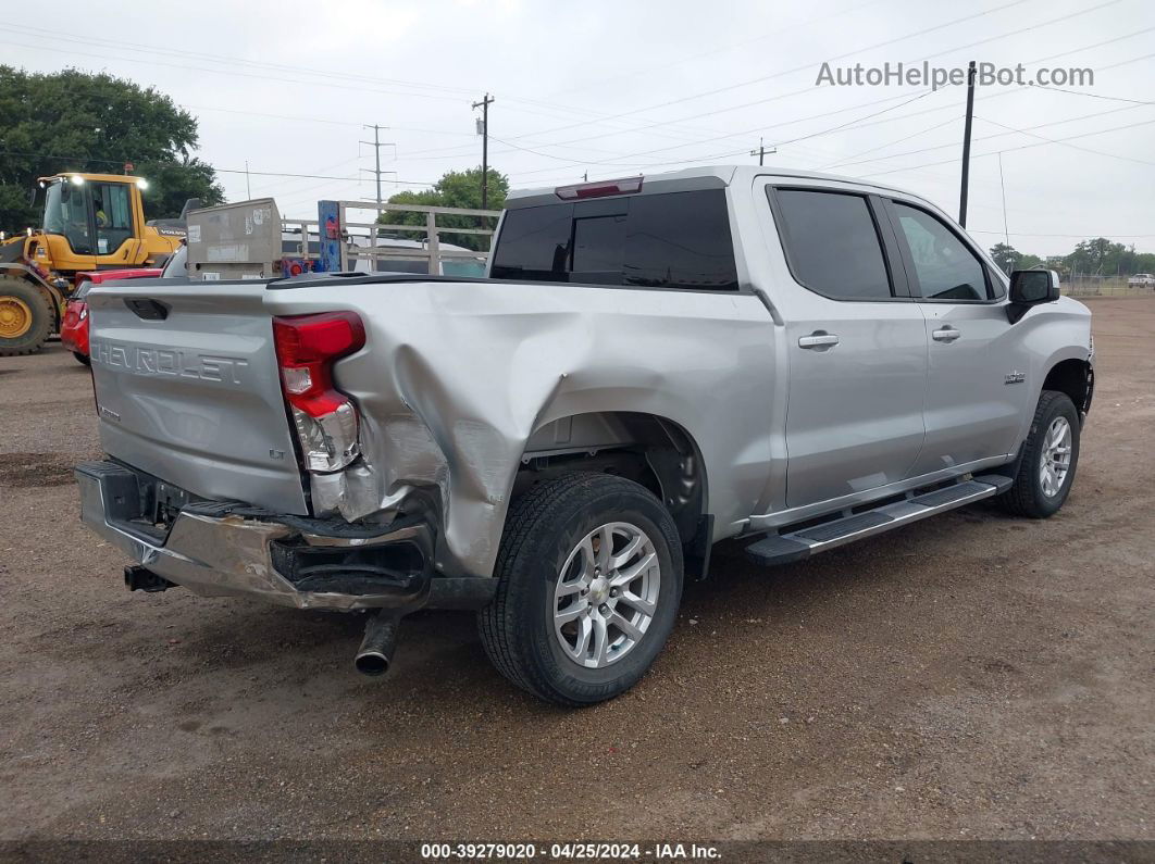 2019 Chevrolet Silverado 1500 Lt Silver vin: 3GCPWCED5KG141638