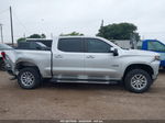 2019 Chevrolet Silverado 1500 Lt Silver vin: 3GCPWCED5KG141638