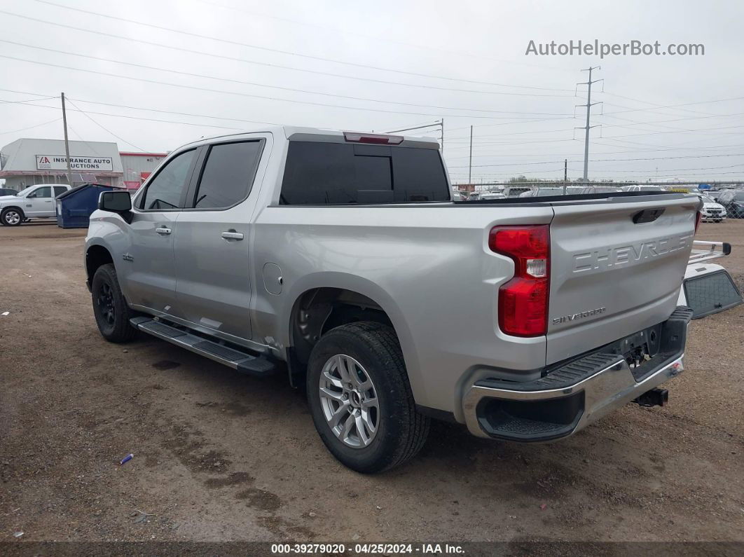 2019 Chevrolet Silverado 1500 Lt Silver vin: 3GCPWCED5KG141638