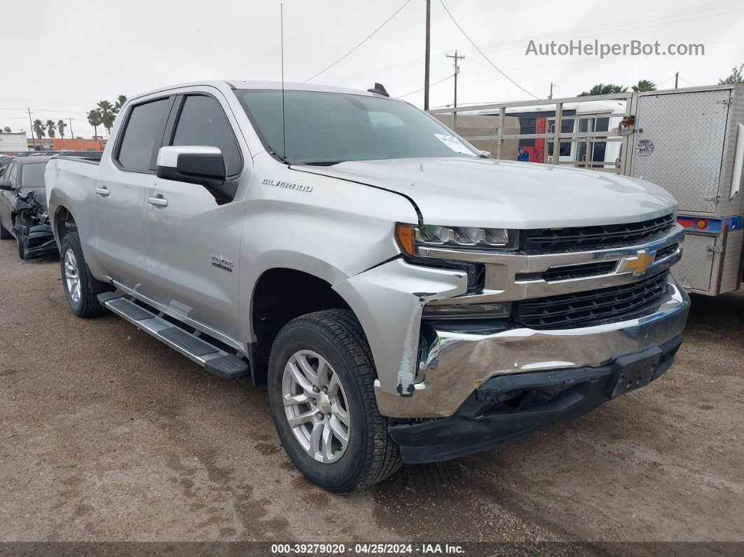 2019 Chevrolet Silverado 1500 Lt Silver vin: 3GCPWCED5KG141638