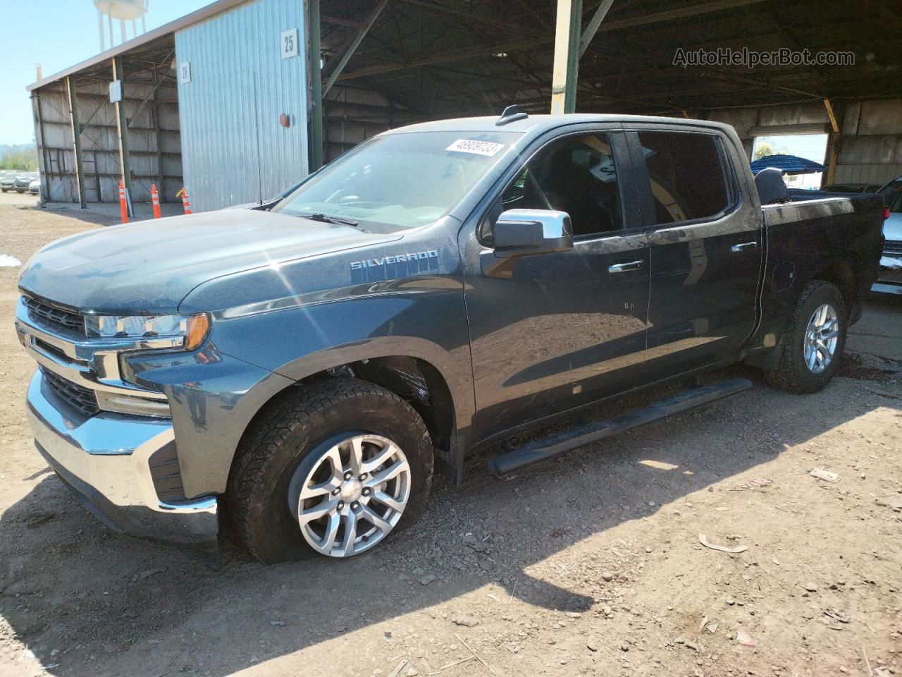 2019 Chevrolet Silverado C1500 Lt Blue vin: 3GCPWCED6KG292228