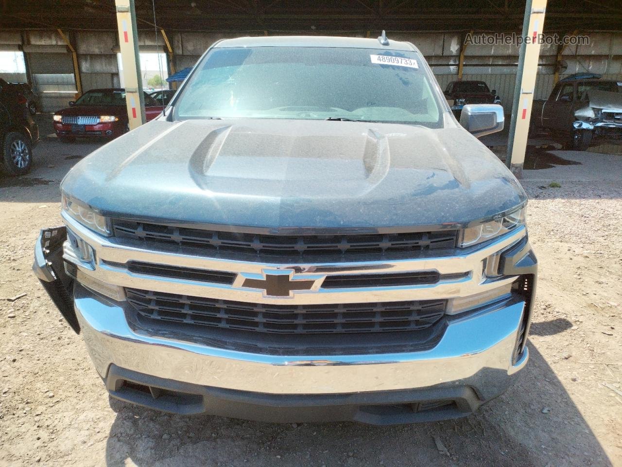 2019 Chevrolet Silverado C1500 Lt Blue vin: 3GCPWCED6KG292228