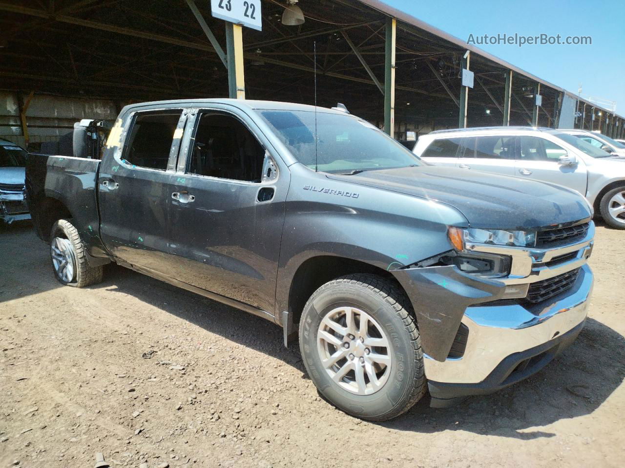 2019 Chevrolet Silverado C1500 Lt Синий vin: 3GCPWCED6KG292228