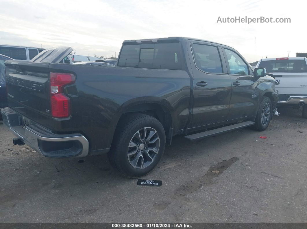 2019 Chevrolet Silverado 1500 Lt Black vin: 3GCPWCED8KG111825