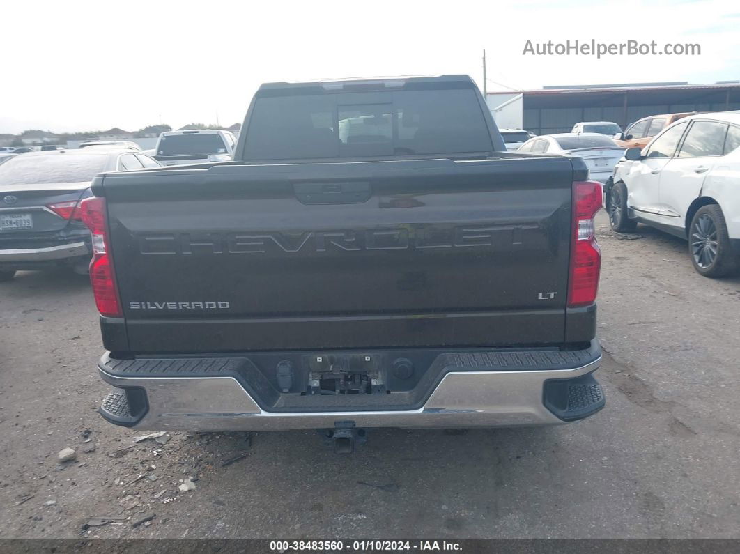 2019 Chevrolet Silverado 1500 Lt Black vin: 3GCPWCED8KG111825