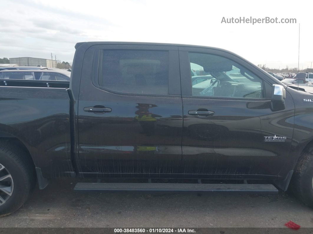 2019 Chevrolet Silverado 1500 Lt Black vin: 3GCPWCED8KG111825