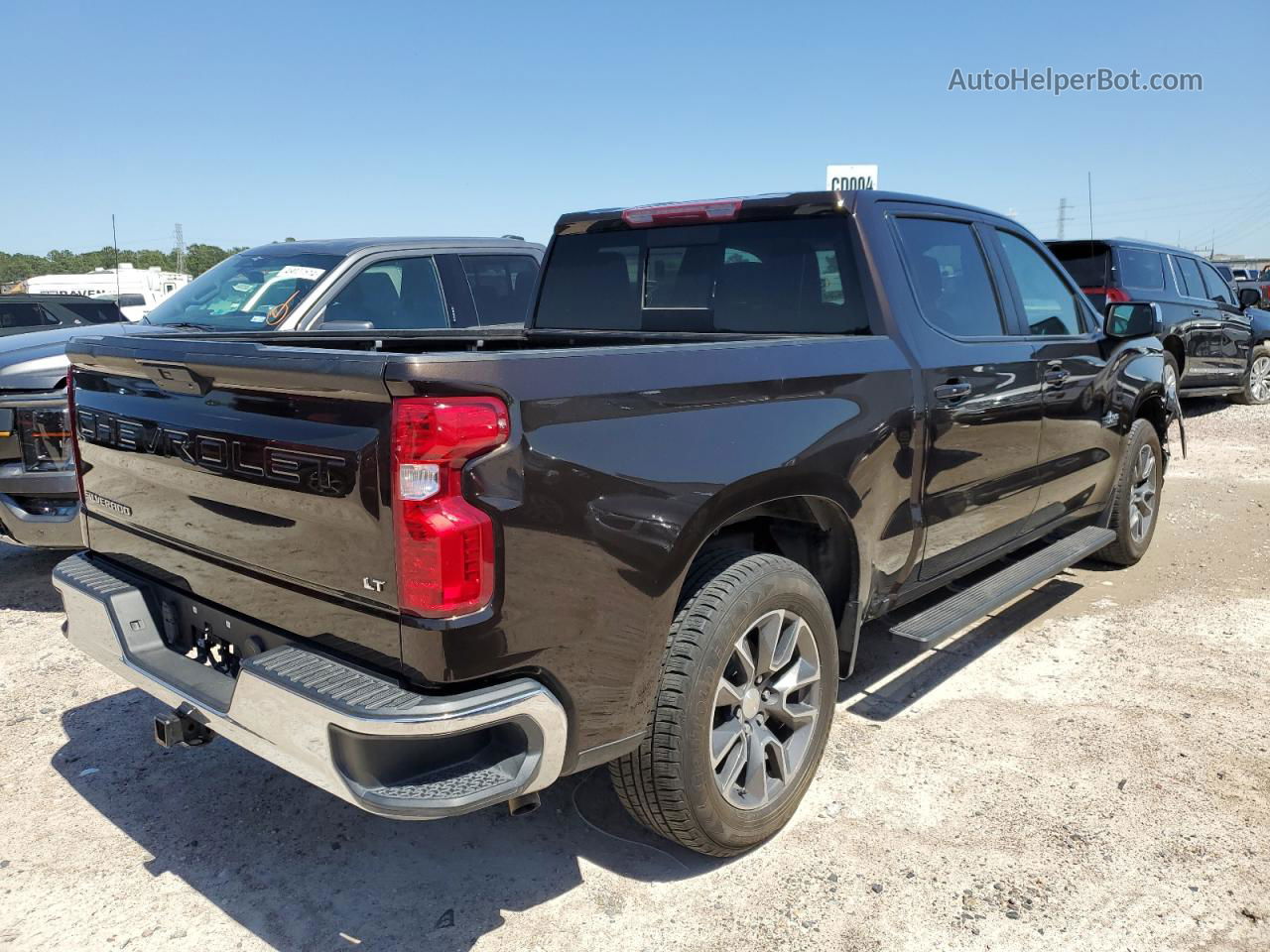 2019 Chevrolet Silverado C1500 Lt Коричневый vin: 3GCPWCED8KG111825