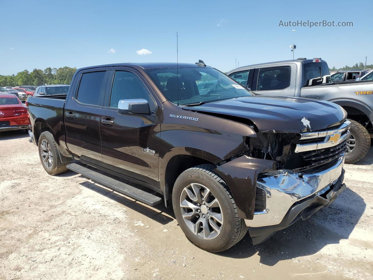 2019 Chevrolet Silverado C1500 Lt Коричневый vin: 3GCPWCED8KG111825