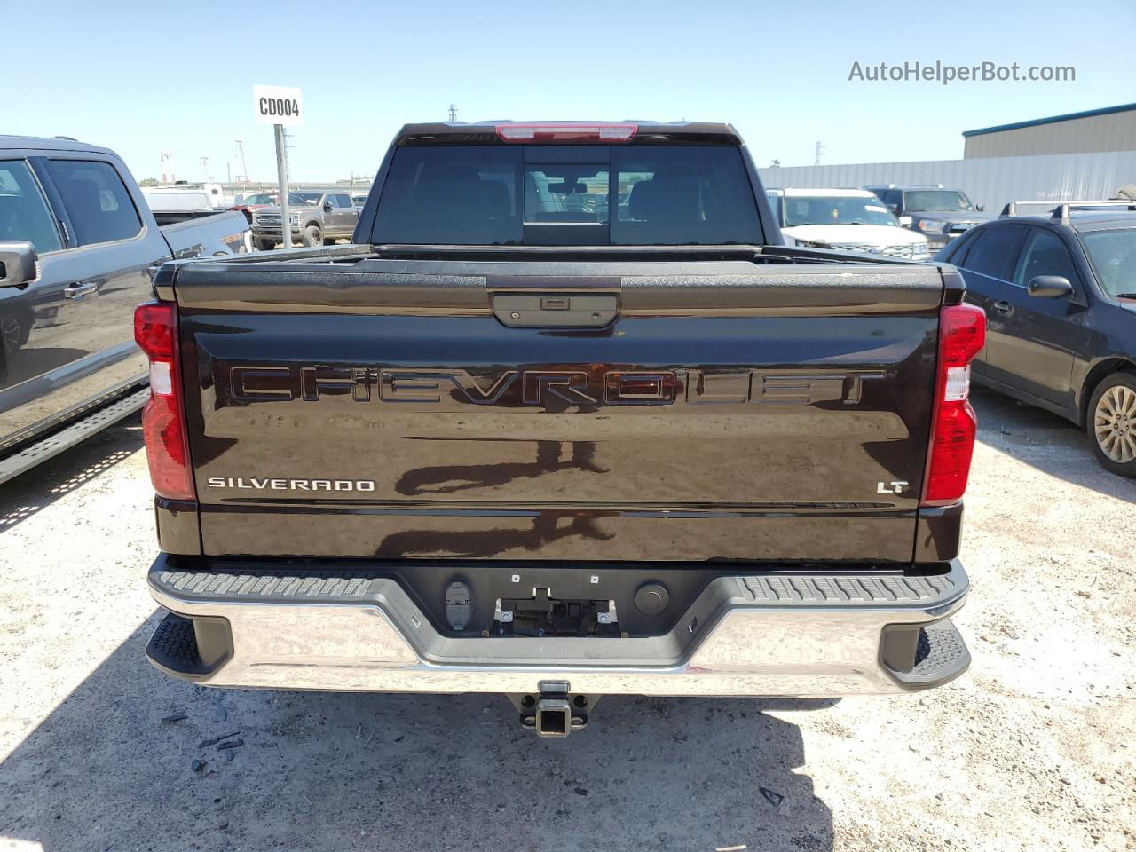 2019 Chevrolet Silverado C1500 Lt Brown vin: 3GCPWCED8KG111825