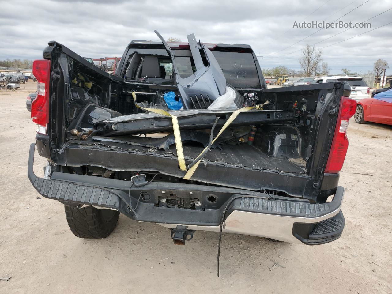 2019 Chevrolet Silverado C1500 Lt Black vin: 3GCPWCED8KG197993