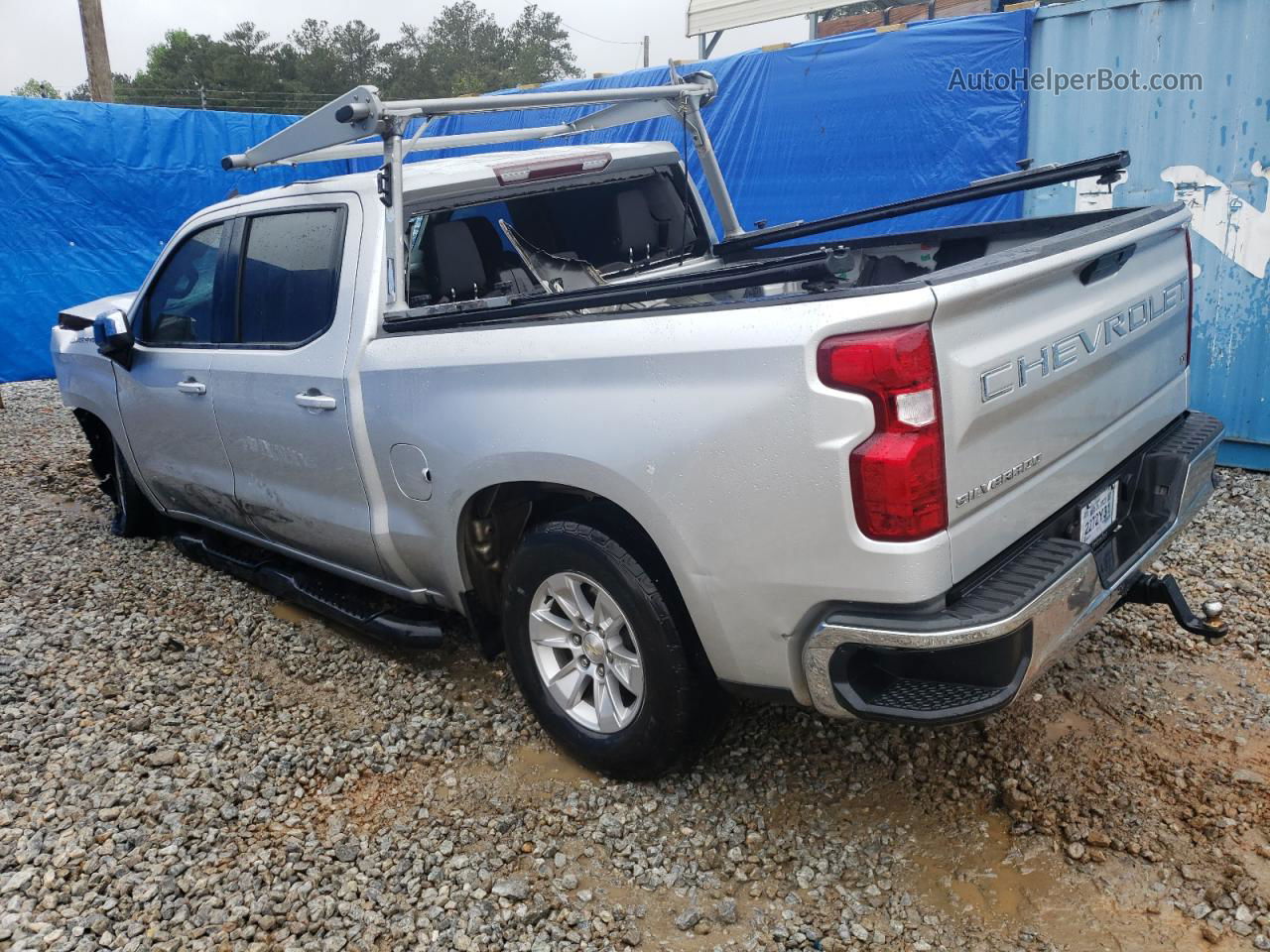 2019 Chevrolet Silverado C1500 Lt Серебряный vin: 3GCPWCEK0KG115236