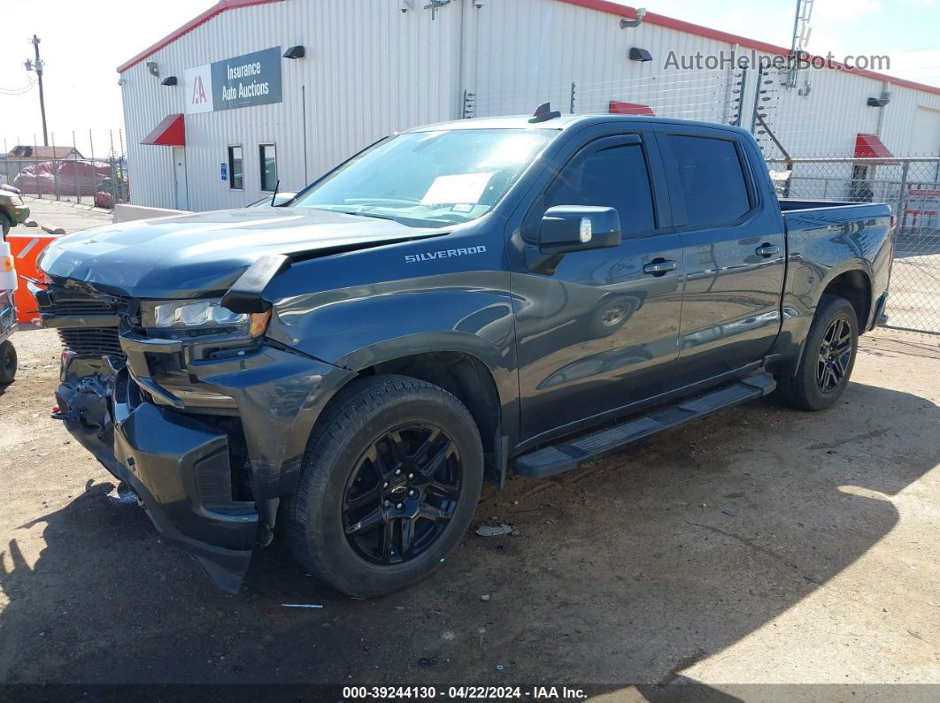 2019 Chevrolet Silverado 1500 Rst Gray vin: 3GCPWDED4KG207862