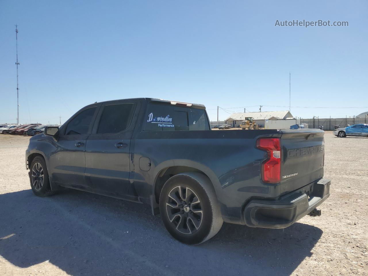 2019 Chevrolet Silverado C1500 Rst Blue vin: 3GCPWDED6KG200220