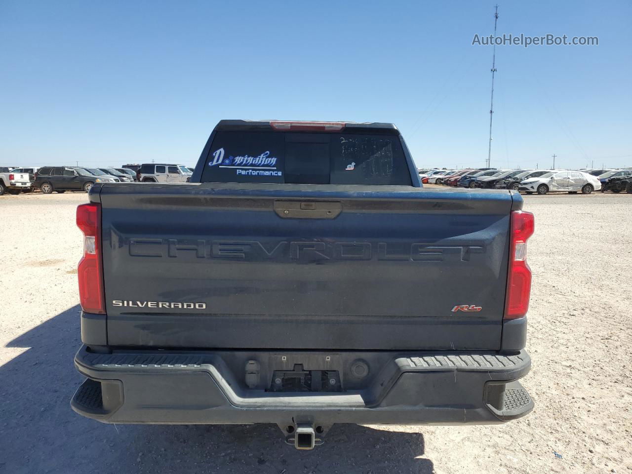 2019 Chevrolet Silverado C1500 Rst Blue vin: 3GCPWDED6KG200220