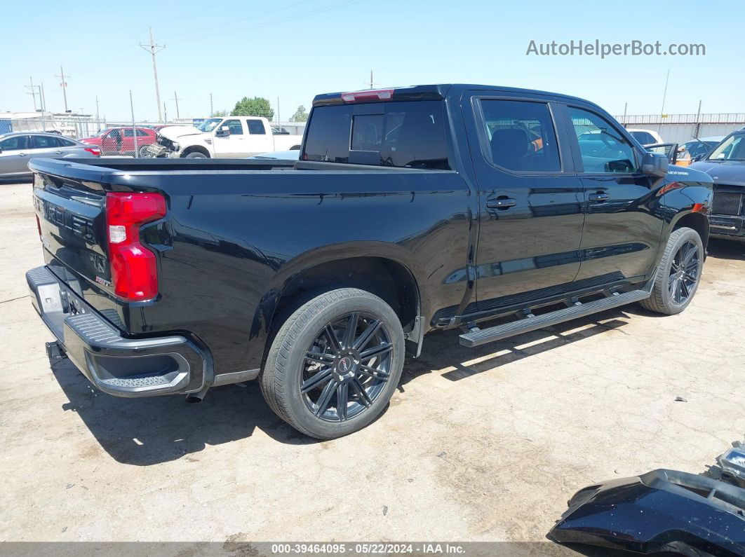 2019 Chevrolet Silverado 1500 Rst Black vin: 3GCPWDED9KG103609