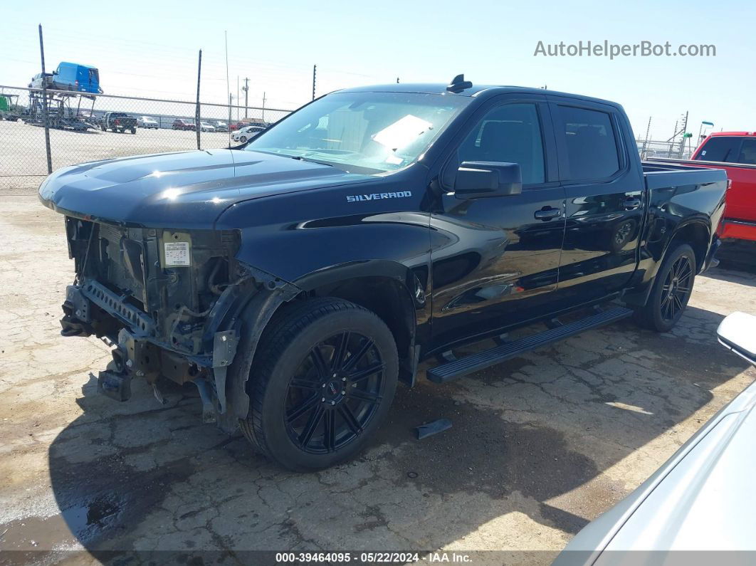 2019 Chevrolet Silverado 1500 Rst Black vin: 3GCPWDED9KG103609