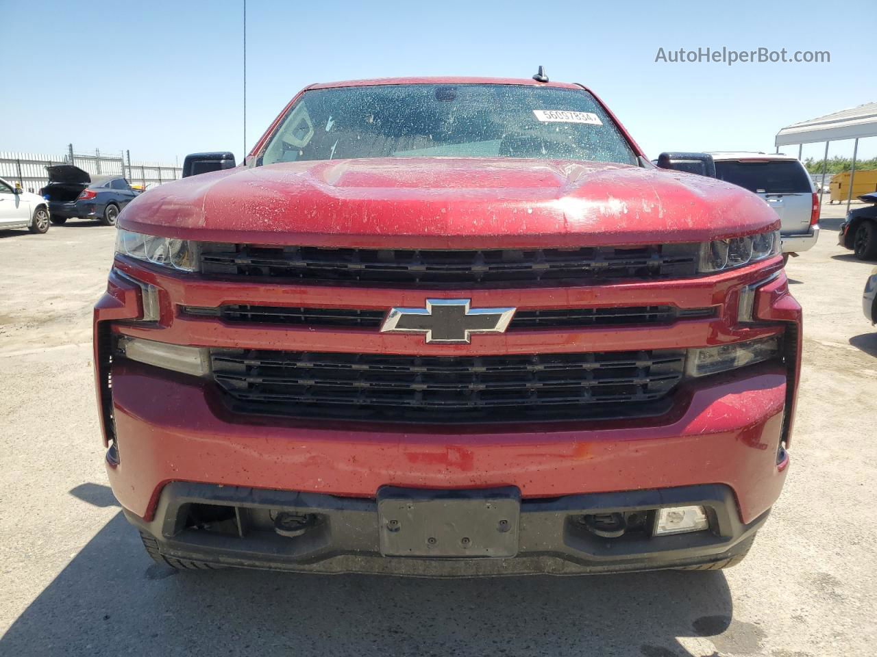 2019 Chevrolet Silverado C1500 Rst Red vin: 3GCPWDEDXKG203315