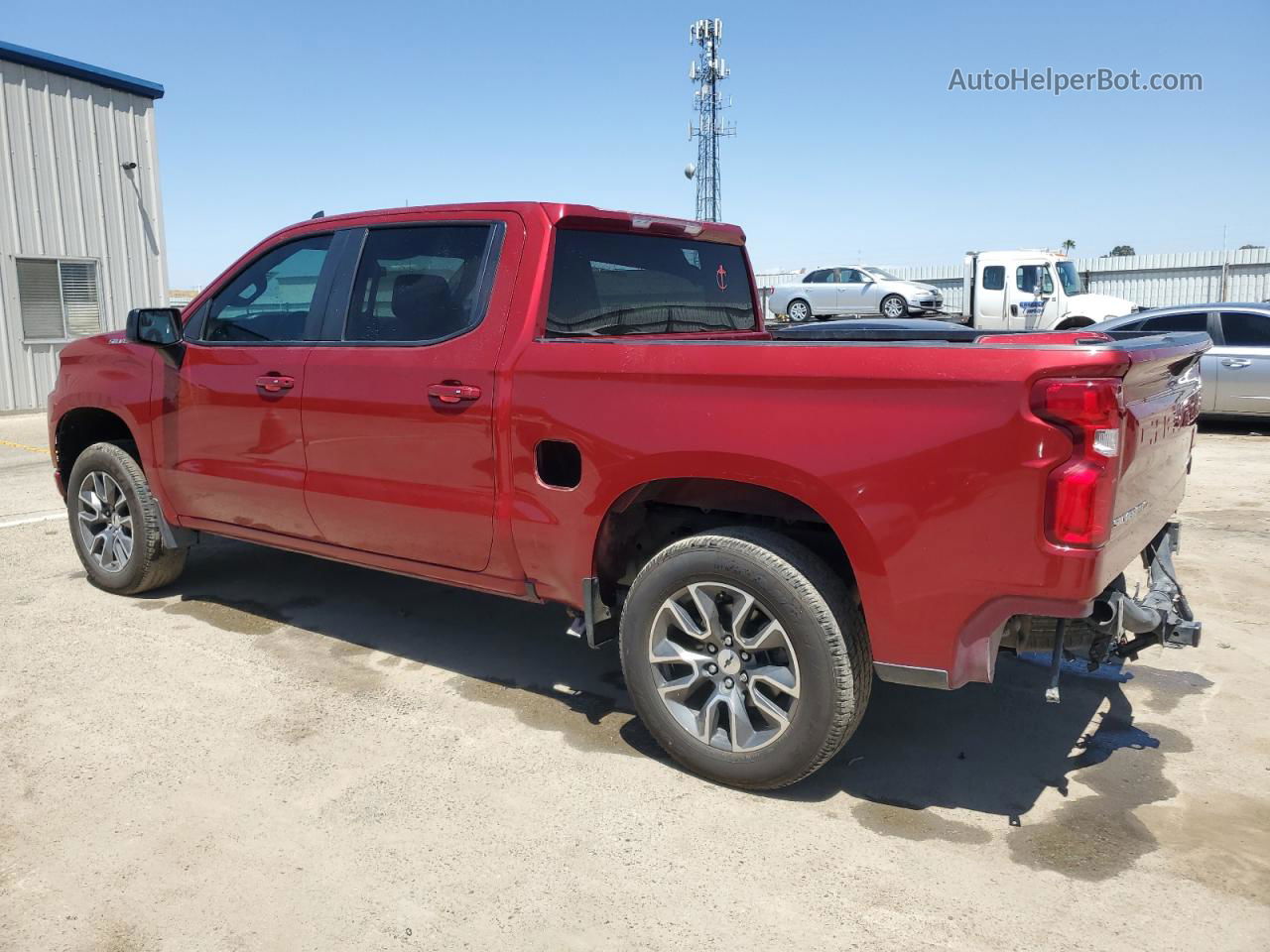 2019 Chevrolet Silverado C1500 Rst Red vin: 3GCPWDEDXKG203315