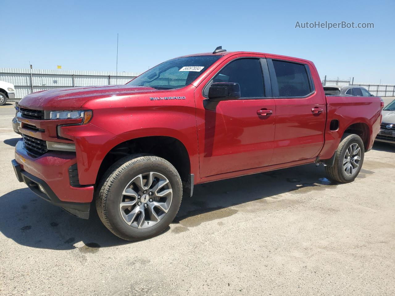 2019 Chevrolet Silverado C1500 Rst Red vin: 3GCPWDEDXKG203315