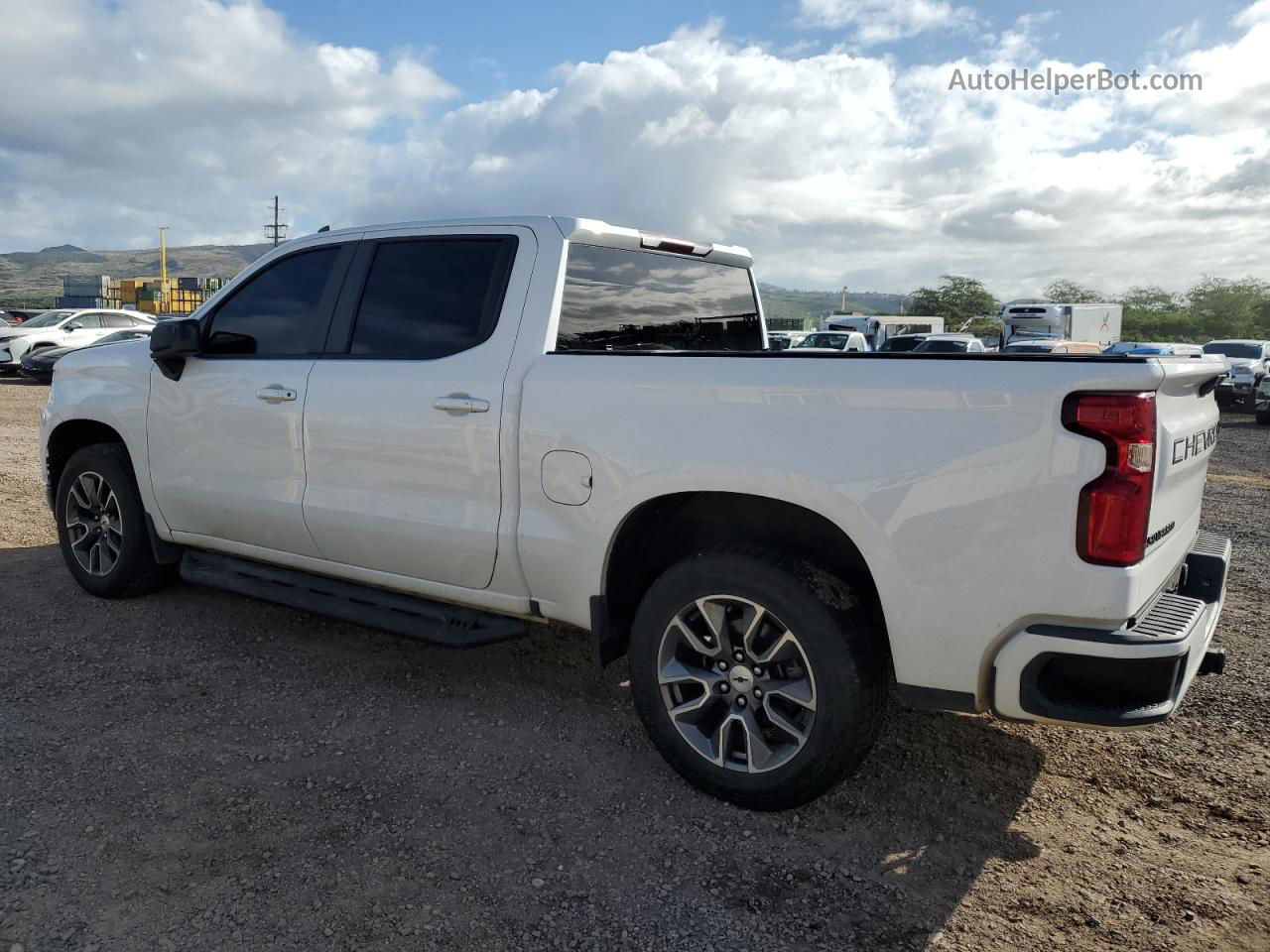 2019 Chevrolet Silverado C1500 Rst White vin: 3GCPWDEDXKG211169