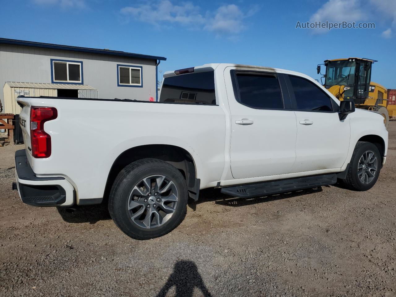 2019 Chevrolet Silverado C1500 Rst White vin: 3GCPWDEDXKG211169