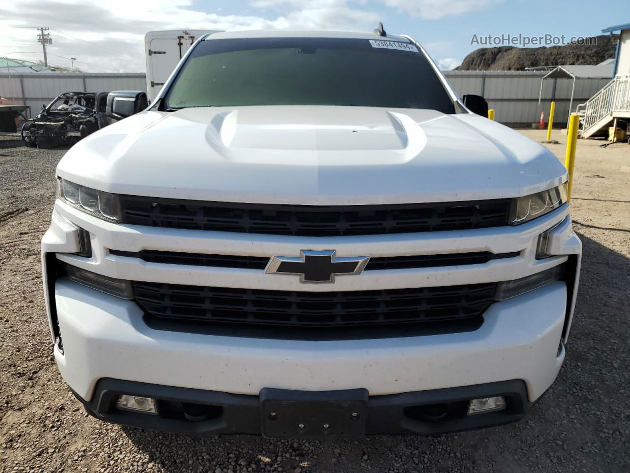 2019 Chevrolet Silverado C1500 Rst White vin: 3GCPWDEDXKG211169