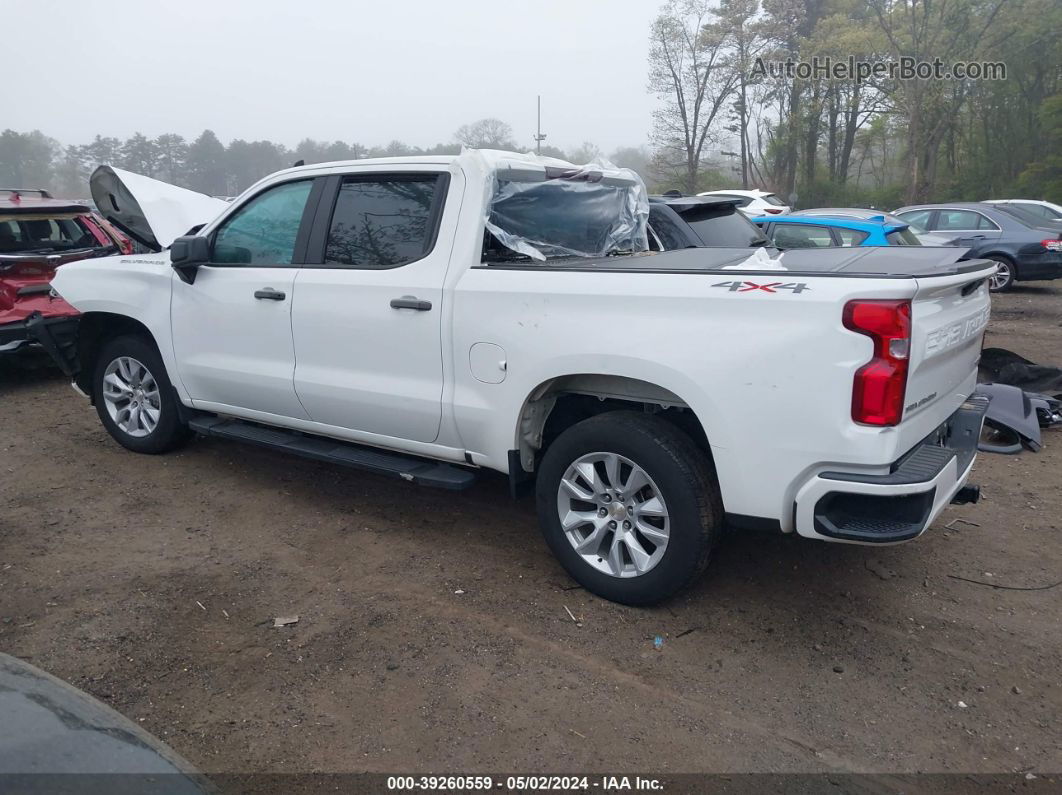 2019 Chevrolet Silverado 1500 Custom White vin: 3GCPYBEH4KG196329