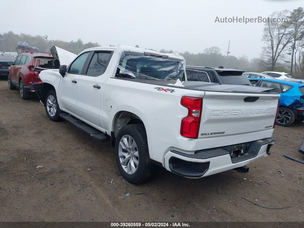 2019 Chevrolet Silverado 1500 Custom White vin: 3GCPYBEH4KG196329