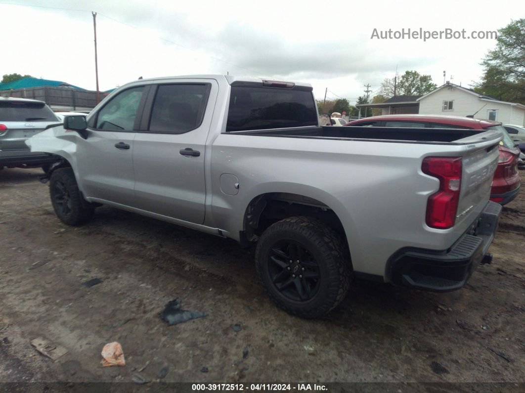 2019 Chevrolet Silverado 1500 Custom Trail Boss Silver vin: 3GCPYCEF3KG226974